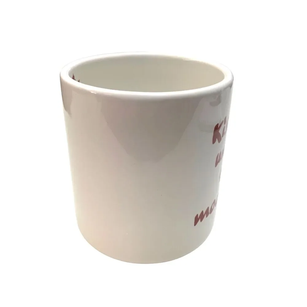 Kiss Me Under The Moosletoe Christmas Holiday Coffee Tea Chocolate Mug Cup